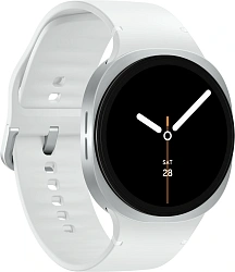 Смарт-часы Samsung Galaxy Watch 8 LTE 44мм 1.47" Super AMOLED корп.серебристый рем.серебристый (SM-L335FZSACAU)