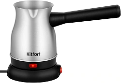 Кофеварка электрическая турка Kitfort КТ-7449 800Вт нержавеющая сталь/черный