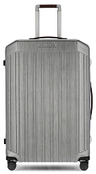 Чемодан Piquadro PQ LM (BV4428PQLM/NCU) 51x75x28см 89л. 5.59кг. поликарбонат/натур.кожа темно-серый