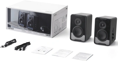 Колонки Edifier QR30 2.0 черный 30Вт
