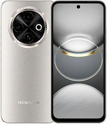 Смартфон Tecno Spark 30C 256Gb 8Gb золотой моноблок 3G 4G 2Sim 6.67" 720x1600 Android 14 48Mpix 802.11 a/b/g/n/ac NFC GPS GSM900/1800 Protect FM microSD max1024Gb