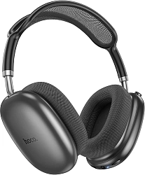 Наушники мониторные Hoco W55 TWS т.серый беспроводные bluetooth оголовье (32683)
