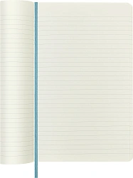 Блокнот Moleskine CLASSIC SOFT QP616B35 Large 130х210мм 192стр. линейка мягкая обложка голубой