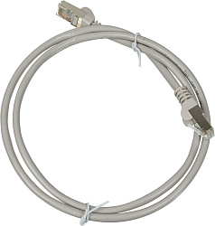 Патч-корд Lanmaster TWT-45-45-1.0/S-GY FTP RJ-45 вил.-вилка RJ-45 кат.5E 1м серый ПВХ (уп.:1шт)
