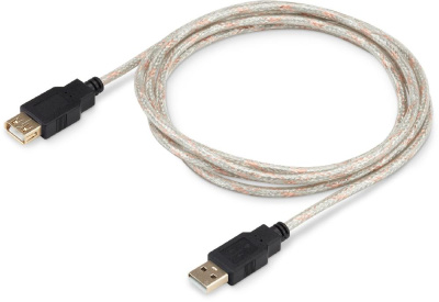 Кабель-удлинитель Buro USB2.0-AM-AF-S USB A(m) USB A(f) 1.8м