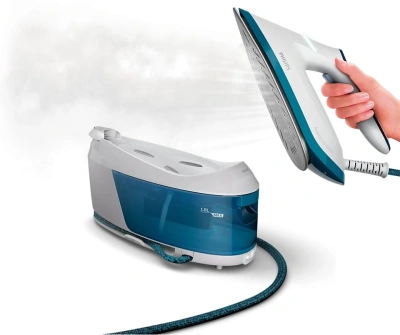Парогенератор Philips PSG6022/20 2400Вт белый/голубой