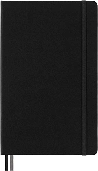 Блокнот Moleskine CLASSIC EXPENDED QP061EXP Large 130х210мм 400стр. клетка твердая обложка черный
