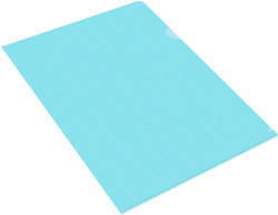Папка-уголок Бюрократ Pastel -EPAST/BLUE A4 пластик 0.18мм голубой
