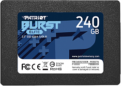 Накопитель SSD Patriot SATA-III 240GB PBE240GS25SSDR Burst Elite 2.5"