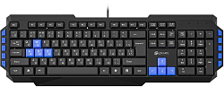 Клавиатура Оклик 750G FROST WAR черный/черный USB Multimedia for gamer (337452)