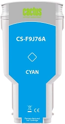 Картридж струйный Cactus CS-F9J76A 727 XXL голубой (300мл) для HP DJ T920/T930/T1500/T1530/T2500/T2530 с чипом