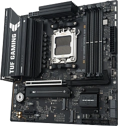 Материнская плата Asus TUF GAMING B850M-E WIFI SocketAM5 AMD B850 4xDDR5 mATX AC`97 8ch(7.1) 2.5Gg RAID+HDMI+DP