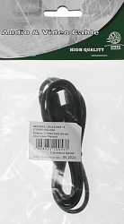 Кабель аудио Ningbo Jack 3.5 (m)/Jack 3.5 (m) 1м. черный (JAAC002-1)