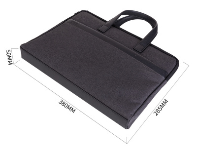 Папка-портфель Deli 63751GREY 1 отдел. терилен серый