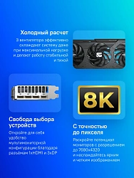 Видеокарта Gigabyte PCI-E 5.0 GV-N506TGAMING OC-16GD 1.0 NVIDIA GeForce RTX 5060TI 16Gb 128bit GDDR7 2572/28000 HDMIx1 DPx3 HDCP Ret