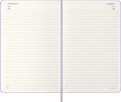 Ежедневник Moleskine CLASSIC Large 130х210мм 400стр. сиреневый
