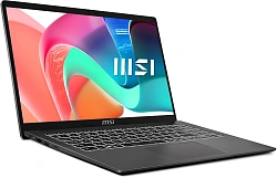 Ноутбук MSI Modern 15 F1MG-1072XRU Core 5 120U 16Gb SSD512Gb Intel Graphics 15.6" IPS FHD (1920x1080) FreeDOS grey WiFi BT Cam (9S7-15S111-1072)