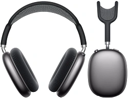 Наушники накладные Hoco W65 PLUS т.серый беспроводные bluetooth оголовье (50397)