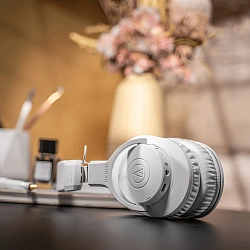 Наушники мониторные Audio-Technica ATH-M20XBTWH белый беспроводные bluetooth оголовье (80004918)
