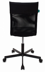 Кресло Бюрократ CH-1399 черный Leather Black экокожа/сетка крестов. металл