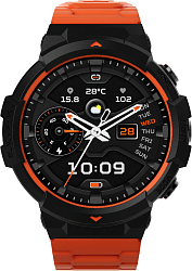 Смарт-часы Black Shark BS-W2402 (GS3 Sport) 1.43" AMOLED корп.черный рем.оранжевый разм.брасл.:140-220мм (6977541630604)