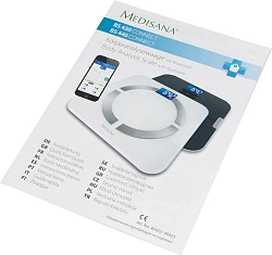 Весы напольные электронные Medisana BS 440 Connect макс.180кг черный
