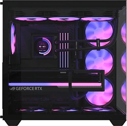 Корпус Formula Crystal Z2 v2 черный без БП ATX 10x120mm 2xUSB2.0 1xUSB3.0 audio bott PSU