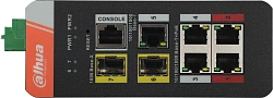 Коммутатор Dahua DH-IS4207-4GT-120 (L2) 2SFP 4PoE 120W управляемый