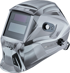 Маска сварщика Fubag IR 9-13C S филь.:хамел. кл.:1/1/1/2 см.экр.95x36мм серебристый (38076)