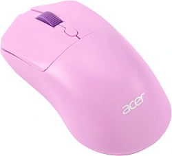Мышь Acer OMR501 фиолетовый оптическая 1600dpi silent беспров. USB 4but (ZL.MCE11.017)
