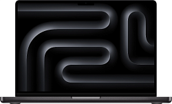 Ноутбук Apple MacBook Pro A3401 M4 Pro 14 core 24Gb SSD1Tb/20 core GPU 14.2" Liquid Retina XDR (3024x1964) macOS black WiFi BT Cam (MX2J3B/A)