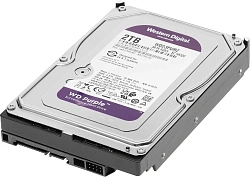 Жесткий диск WD SATA-III 2TB WD23PURZ Surveillance Purple (5400rpm) 64Mb 3.5"