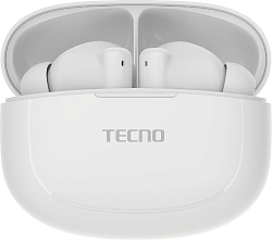 Гарнитура внутриканальные Tecno Buds 4 Air Eco BD04 Air ECO белый беспроводные bluetooth в ушной раковине (BD04 AIR ECO WHITE)