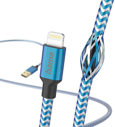 Кабель Hama H-201553 00201553 USB (m)-Lightning (m) 1.5м синий