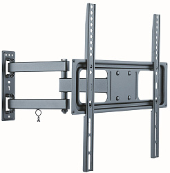Кронштейн для телевизора Ultramounts UM872 черный 32"-55" макс.35кг настенный поворотно-выдвижной и наклонный