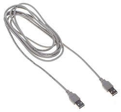 Кабель Buro USB A(m) USB A(m) 3м (BHP RET USB_AM30) серый (блистер)