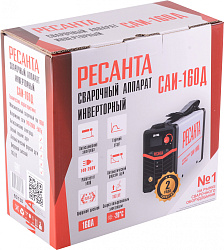 Сварочный аппарат Ресанта САИ-160Д инвертор ММА/TIG 6.5кВт