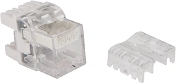 Модуль Lanmaster LAN-OKI45U5E/180 информ. KeystoneRJ45 кат.5E UTP бел.