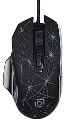 Мышь Оклик 935G STARFALL черный оптическая 3200dpi USB 8but (1012156)