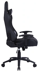 Кресло игровое Cactus CS-CHR-030BL черный экокожа с подголов. крестов. сталь