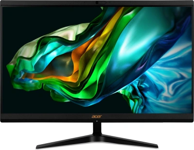 Моноблок Acer Aspire C27-1800 27" Full HD i5 1334U (1.3) 16Gb SSD1Tb Iris Xe CR Eshell GbitEth WiFi BT 65W клавиатура мышь Cam черный 1920x1080
