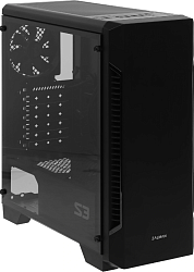Корпус Zalman S3 TG черный без БП ATX 5x120mm 2xUSB2.0 1xUSB3.0 audio bott PSU