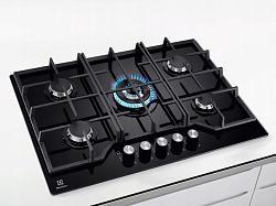 Газовая варочная поверхность Electrolux KGG75362K черный