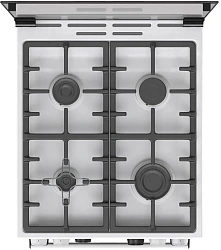 Плита Газовая Gorenje GGI5C23WF белый (стеклянная крышка) реш.чугун