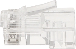 Коннектор Lanmaster (TWT-PL45-8P8C) UTP кат.5e RJ45 прозрачный (упак.:100шт)