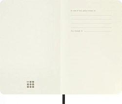 Блокнот Moleskine CLASSIC SOFT QP613 Pocket 90x140мм 192стр. нелинованный мягкая обложка черный