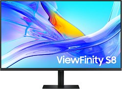 Монитор Samsung 37.5" ViewFinity S8 S37D802UAIXCI черный VA LED 5ms 16:9 HDMI TV матовая HAS 3000:1 350cd 178гр/178гр 3840x2160 60Hz DP 4K USB 8.9кг