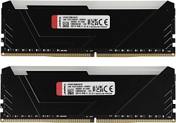 Память DDR4 2x16GB 3600MHz Kingston KF436C18BB2AK2/32 Fury Beast RGB RTL Gaming PC4-28800 CL18 DIMM 288-pin 1.35В dual rank с радиатором Ret