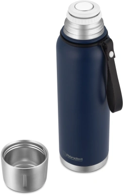 Термос для напитков Rondell Promenade RDS-1820 1л. синий картонная коробка