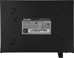 Коммутатор Tenda SG106PC (L2) 6x1Гбит/с 4PoE 50W неуправляемый
